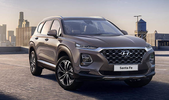 location de voiture Hyundai Santa Fe Modele 2019 à rabat au Maroc
